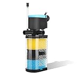 Kulife New 3-Stage Aquarium Filters for 10 - 40 Gallon Fish Tanks Dual Water Outlets with Aeration Photo, bestseller 2024-2023 new, best price $19.99 review