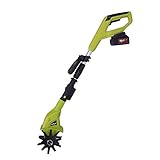 Koreyosh 20V 10inch Cordless Electric Cultivator with 2Ah Battery and Fast Charger,Electric Garden Tiller/Cultivator Photo, bestseller 2024-2023 new, best price $129.99 review
