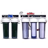 LiquaGen - 6 Stage Heavy Duty - 0 TDS/PPM Reverse Osmosis/Deionization Aquarium Reef Water Filter System, 150 GPD | Ultimate Purification RO/DI Machine w/Dual Deionization Canisters Photo, bestseller 2024-2023 new, best price $319.99 review