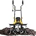 Photo EVEAGE Electric Corded Garden Tiller and Cultivator, 120V 18-Inch 13.5AMP Rototiller Tool, 4'' - 8'' Tilling Depth Foldable Handle 6x4 Tines new bestseller 2024-2023