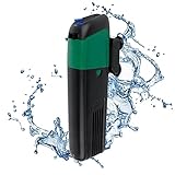 FREESEA Aquarium Power Filter Pump: 5 Watt Pump Internal Filter Increase Oxygen 4 in 1 Pump | 132 GPH for Up to 150 Gallon Photo, bestseller 2024-2023 new, best price $32.88 review