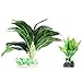foto UEETEK 2 Pacchi / set di piante d'acqua per l'acquario, piante acquatiche artificiali arricchite di piante acquatiche con foglie verdi per decorazione ornamento (grande + piccolo) nuovo bestseller 2024-2023