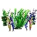 Foto Aquarium Wasserpflanzen, PietyPet 7 Stück Großen Kunststoff Pflanzen Aquarium Aquariumpflanze Fisch Tank Dekoration neu Bestseller 2022-2021