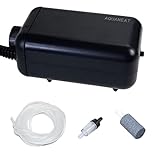 AQUANEAT Aquarium Air Pump, for up to 10 Gallon Fish Tank, 40 GPH Hydroponic Oxygen Aerator, with Airline Tubing, Air Stone, Air Bubbler, Check Valve Photo, bestseller 2024-2023 new, best price $7.88 review