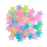 AM AMAONM 100 Pcs Colorful Glow in The Dark Luminous Stars Fluorescent Noctilucent Plastic Wall Stickers Murals Decals for Home Art Decor Ceiling Wall Decorate Kids Babys Bedroom Room Decorations Photo, bestseller 2024-2023 new, best price $8.99 ($0.09 / Count) review