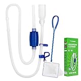VIVOSUN Aquarium Gravel Cleaner Siphon Fish Tank Vacuum Cleaner with Fishing Net Long Nozzle Water Flow Controller - BPA Free Photo, bestseller 2024-2023 new, best price $15.87 ($7.94 / Count) review