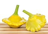 Gelbe Ufo Zucchini Yellow Squash - 20 Samen Foto, Bestseller 2024-2023 neu, bester Preis 3,59 € Rezension