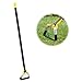Photo Bird Twig Stirrup Hoe Garden Tool - Scuffle Loop Hoe for Effective Preventing Weeds, 54 Inch Stainless Steel Adjustable Long Handle Weeding Hoe for Average & Tall Gardeners - Black new bestseller 2023-2022