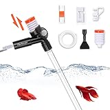 Hachtecpet Aquarium Gravel Vacuum Cleaner: Quick Fish Tank Siphon Cleaning with Algae Scrapers Air-Pressing Button Water Changer kit for Water Changing | Sand Cleaner Photo, bestseller 2024-2023 new, best price $16.99 review