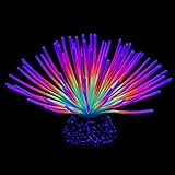 Uniclife Aquarium Imitative Rainbow Sea Urchin Ball Artificial Silicone Ornament with Glowing Effect for Fish Tank Landscape Decoration Photo, bestseller 2024-2023 new, best price $7.49 review