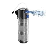 Yochaqute Aquarium Fish Tank Filter: 8w Internal Filter Pump for 40-120 Gallon Salt Water | Fresh Water | Coral Tank | Turtle Tank with 2 Stages Filtration & Strong Suction Cups Photo, bestseller 2024-2023 new, best price $32.99 review