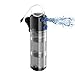 Photo Yochaqute Aquarium Fish Tank Filter: 8w Internal Filter Pump for 40-120 Gallon Salt Water | Fresh Water | Coral Tank | Turtle Tank with 2 Stages Filtration & Strong Suction Cups new bestseller 2023-2022