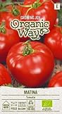 Organic Way | TOMATEN MATINA samen | Gemüsesamen | Tomatensamen | Garten Samen | Eine frühe Tomatensorte, hohe Tomatenstengeln | 1 Pack Foto, Bestseller 2024-2023 neu, bester Preis 3,22 € Rezension