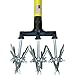 Photo Rotary Cultivator Tool - 40” to 60” Telescoping Handle - Reinforced Tines - Reseeding Grass or Soil Mixing - All Metal, No Plastic Structural Components - Cultivate Easily new bestseller 2024-2023