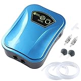 AquaMiracle Lithium Battery Powered Portable Aquarium Air Pump, USB Rechargeable Fish Tank Air Pump, AC/DC Dual Mode, Works as a Normal Air Pump and for Outdoor Fishing and Power Outage Photo, bestseller 2024-2023 new, best price $25.99 review