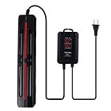 Aquarium Heater 500W/800W/1000W/1200W, Double Heating Tubes, Fast Heating and Power Saving, External Digital Temp Controller, Used for 50-160 Gallon Fresh/Salt Water Fish Tanks（1200W） Photo, bestseller 2024-2023 new, best price $76.99 review