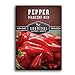 Photo Survival Garden Seeds - Marconi Red Pepper Seed for Planting - Packet with Instructions to Plant and Grow Long Sweet Italian Peppers in Your Home Vegetable Garden - Non-GMO Heirloom Variety new bestseller 2024-2023