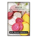 Sow Right Seeds - Beet Mix Seed for Planting - Non-GMO Heirloom Packet with Instructions to Plant & Grow an Outdoor Home Vegetable Garden - Nutritious, Cold Hardy, Vigorous and Productive - Great Gift Photo, bestseller 2024-2023 new, best price $4.99 review
