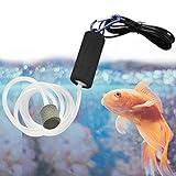 Quietest Aquarium Air Pump - Air Stone and Hose Included - Low Power Usage - USB Air Pump (Black) Photo, bestseller 2024-2023 new, best price $8.99 review