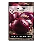 Sow Right Seeds - Red Creole Onion Seed for Planting - Non-GMO Heirloom Packet with Instructions to Plant a Home Vegetable Garden Photo, bestseller 2024-2023 new, best price $4.99 review