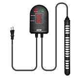 U-picks Submersible Aquarium Heater 100W/300W/500W Fish Tank Heater with Dual Intelligent External LED Digital Temperature Displays and Controller for Turtle Betta Fish Tank 5-25 Gallon (100W) Photo, bestseller 2024-2023 new, best price $25.99 review