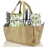 Garden Tool Tote Bag for Women - Canvas Gardening Tool Organizer with Deep Pockets for Gardener Regular Size Tools Storage, Heavy Duty Cloth, Excellent Gift for Family & Friends 1 Pcs Photo, bestseller 2024-2023 new, best price $14.99 review