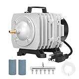 VIVOHOME 32W 950 GPH 60L/min 6 Outlets Commercial Air Pump with 2 PCS 4 x 2 Inch Airstones and 25-ft Air Tubing Combo, 3 Sets Photo, bestseller 2024-2023 new, best price $54.99 review