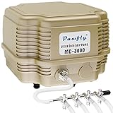 Pawfly 7 W 254 GPH Commercial Air Pump 4 Outlets Manifold Quiet Oxygen Aerator Pump for Aquarium Pond Photo, bestseller 2024-2023 new, best price $39.99 review