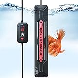 YCDC Submersible Aquarium Heater, 2022 Upgraded 1200W Fish Tank Heater, Quartz Glass, Double Tube Heating and Energy Saving with HD LED Temperature Display, for 140-200 Gallon Fish Tank Photo, bestseller 2024-2023 new, best price $65.99 review