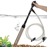hygger Manual 256GPH Gravel Vacuum for Aquarium, Run in Seconds Aquarium Gravel Cleaner Low Water Level Water Changer Fish Tank Cleaner with Pinch or Grip Suction Ball Adjustable Length Photo, bestseller 2024-2023 new, best price $29.99 review
