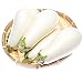 Photo Unique Eggplant Seeds for Planting, Casper White - 1 g 200+ Seeds - Non-GMO, Heirloom Egg Plant Seeds - Home Garden Vegetable White Eggplant Seeds - Sealed in a Beautiful Mylar Package new bestseller 2024-2023