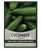Cucumber Seeds for Planting - Marketmore 76 - Cucumis sativus Heirloom, Non-GMO Vegetable Variety- 1 Gram Seeds Great for Outdoor Gardening by Gardeners Basics Photo, bestseller 2024-2023 new, best price $4.95 review