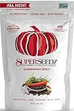 Superseedz Gourmet Roasted Pumpkin Seeds | Somewhat Spicy | Whole 30, Paleo, Vegan & Keto Snacks | 8g Plant Based Protein | Produced In USA | Nut Free | Gluten Free Snack | (6-pack, 5oz each) Photo, bestseller 2024-2023 new, best price $26.84 ($0.89 / Ounce) review