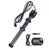 Orlushy Submersible Aquarium Heater,150W Adjustable Fish Tahk Heater with 2 Suction Cups Free Thermometer Suitable for Marine Saltwater and Freshwater Photo, bestseller 2024-2023 new, best price $19.99 review