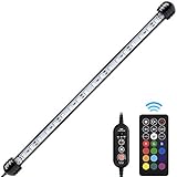 NICREW Submersible RGB Aquarium Light, Underwater Fish Tank Light with Timer Function, Multicolor LED Light with Remote Controller, 15 Inches Photo, bestseller 2024-2023 new, best price $17.99 review
