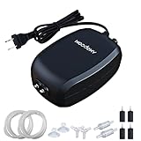 Noodoky Aquarium Air Pump for Fish Tank with Accessories, Air Bubbler Stone Pump Aerator, 6W Dual Outlet up to 5L/min Oxygen for Tank 10 to 80 Gallons Photo, bestseller 2024-2023 new, best price $16.49 review