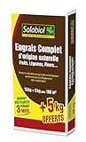 Solabiol SOCOMP15P Engrais Complet15 Kg + 5 Kg Offerts | Double Action : Effet « Starter » et Durable, Puissant Photo, best-seller 2024-2023 nouveau, meilleur prix 39,89 € (1,99 € / kg) examen