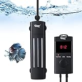 hygger Variable Frequency Aquarium Heater, 200W Quartz Fish Tank Heater with LED Digital Display Thermostat Controller for 20-40 Gallon Freshwater Saltwater Tank Photo, bestseller 2024-2023 new, best price $31.99 review