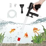 Luxbird Aquarium Gravel Cleaner New Quick Water Changer with Air-Pressure Button Fish Tank Sand Cleaner Kit Long Nozzle Water Hose Controller Clamp for Aquarium Cleaning Gravel and Sand Photo, bestseller 2024-2023 new, best price $18.99 review