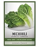 Michihili Chinese Cabbage Seeds for Planting - Napa Heirloom, Non-GMO Vegetable Variety- 1 Gram Seeds Great for Summer, Spring, Fall and Winter Gardens by Gardeners Basics Photo, bestseller 2024-2023 new, best price $4.95 review
