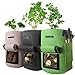 Photo SproutJet 3 Pack 10 Gallon Potato Root Grow Bags, Seed Potatoes for Spring Planting 2022 Upgraded Home Garden Vegetable Bag with Pocket, Sturdy Handles and Window; Large Breathable High End Fabric Bag new bestseller 2023-2022