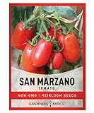 San Marzano Tomato Seeds for Planting Heirloom Non-GMO Seeds for Home Garden Vegetables Makes a Great Gift for Gardening by Gardeners Basics Photo, bestseller 2024-2023 new, best price $4.95 review