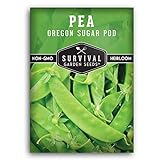 Survival Garden Seeds -Oregon Sugar Pod II Pea Seed for Planting - Packet with Instructions to Plant and Grow Delicious Snow Peas in Your Home Vegetable Garden - Non-GMO Heirloom Variety Photo, bestseller 2024-2023 new, best price $4.99 review