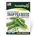 Photo Purely Organic Products Purely Organic Heirloom Snap Pea Seeds (Sugar Daddy) - Approx 90 Seeds new bestseller 2023-2022