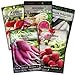 Photo Sow Right Seeds - Radish Seed Collection for Planting - Champion, Watermelon, French Breakfast, China Rose, and Minowase (Diakon) Varieties - Non-GMO Heirloom Seed to Plant a Home Vegetable Garden new bestseller 2024-2023