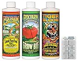 FoxFarm Liquid Nutrient Trio Soil Formula: Big Bloom, Grow Big, Tiger Bloom (Pack of 3-16 oz Bottles) + Twin Canaries Chart Photo, bestseller 2024-2023 new, best price $28.89 review