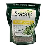Nature Jims Sprouts Sunflower Seeds - Certified Organic Black Oil Sunflower Sprouts for Soups - Raw Bird Food Seeds - Non-GMO, Chemicals-Free - Easy to Plant, Fast Sprouting Sun Flower Seeds - 8 Oz Photo, bestseller 2024-2023 new, best price $13.50 review