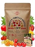 14 Rare Tomato & Tomatillo Garden Seeds Variety Pack for Planting Outdoors & Indoor Home Gardening 800+ Non-GMO Heirloom Tomato & Tomatillo Seeds: Beefsteak, Roma, Pear, Thai, Cherry Tomatoes & More Photo, bestseller 2024-2023 new, best price $18.99 ($1.36 / Count) review