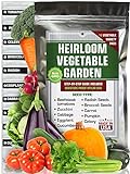 Heirloom Vegetable Seeds Pack - 100% Non GMO Heirloom Garden Seeds for Planting Outdoor, Indoor, Hydroponic - Tomatoes, Cucumber, Carrot, Broccoli, Radish Seeds and More Photo, bestseller 2024-2023 new, best price $13.95 ($1.40 / Count) review