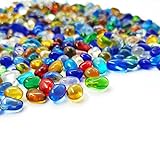 Keedolla Colorful Clear Sea Glass Pebbles Aquarium Gravel Fish Tank Rocks Small, Irregular Glass Gems Stones Beads Marble Pebbles Rock Sand for Garden|Vase Filler|Fish Turtle Tank Decorations Photo, bestseller 2024-2023 new, best price $9.38 ($9.38 / Count) review